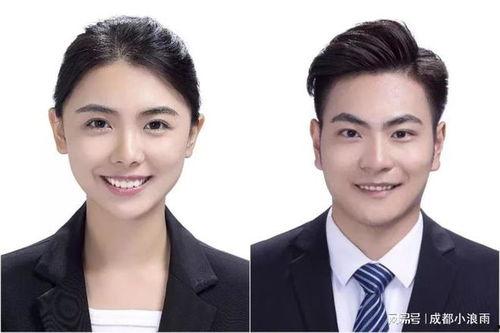 蓝白背景证件照,见证身份的简约之美